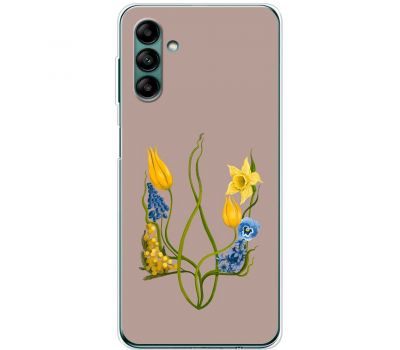 Чохол для Samsung Galaxy A04S (A047) MixCase патріотичні квіти у формі герба