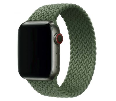 Ремінець Braided Solo Loop для Apple Watch 38 / 40 mm 132mm Inverness Green