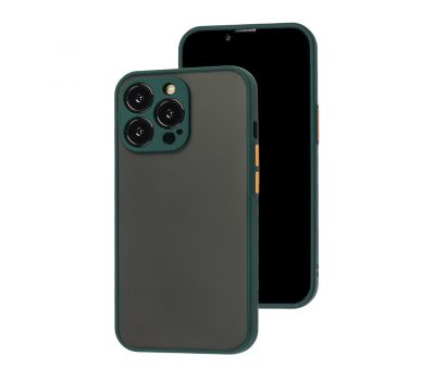 Чохол для iPhone 13 Pro LikGus Totu camera protect оливковий