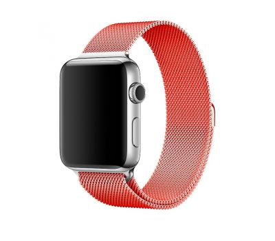 Ремінець для Apple Watch Milanese Loop 38mm / 40mm червоний