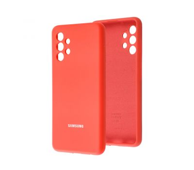 Чохол для Samsung Galaxy A32 (A325) Silicone cover Full camera червоний
