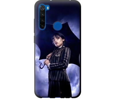 Чохол для Xiaomi Redmi Note 8T MixCase серіал Wednesday із парасолькою