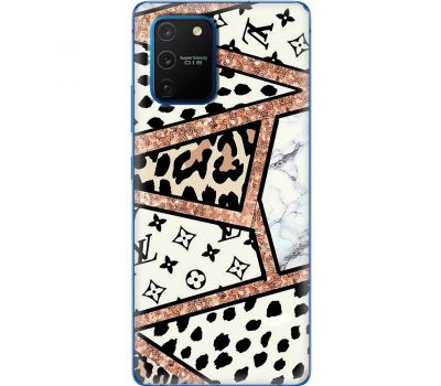 Чохол для Samsung Galaxy S10 Lite (G770) / A91 MixCase Леопард Louis Vuitton мозаїка