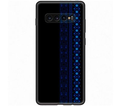 Чохол для Samsung Galaxy S10+ (G975) MixCase патріотичні синій колір вишиванки
