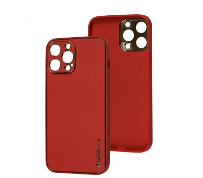 Чохол для iPhone 13 Pro Max Leather Xshield red 3120499