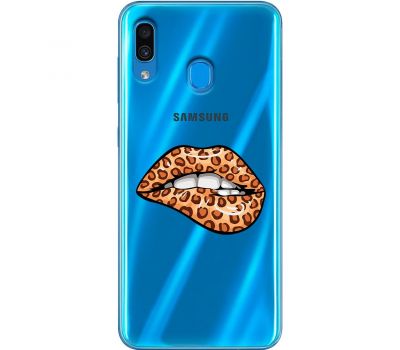 Чохол Samsung Galaxy A20 / 30 MixCase Леопард губи