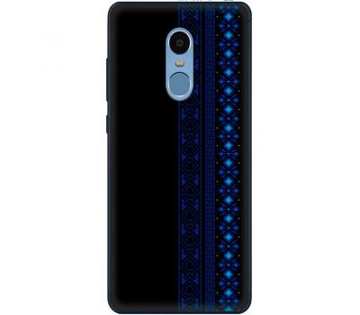 Чохол для Xiaomi Redmi Note 4 / 4x MixCase патріотичні синій колір вишиванки