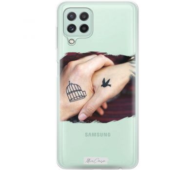 Чохол для Samsung Galaxy A22 (A225) / M32 (M325) Mixcase закохана пара татуювання