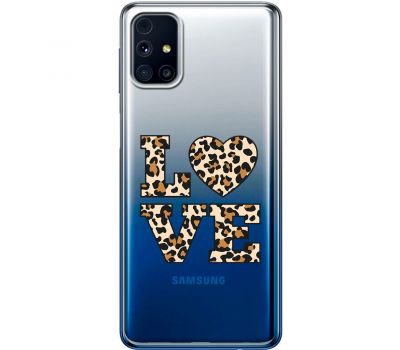 Чохол для Samsung Galaxy M31s (M317) MixCase Леопард love