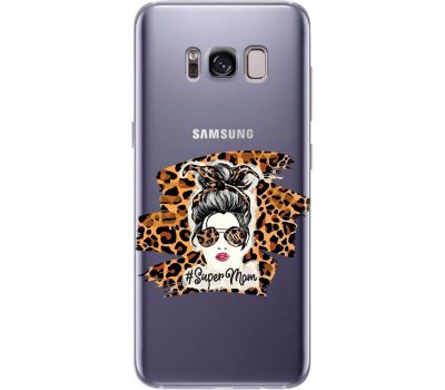 Чохол для Samsung Galaxy S8+ (G955) MixCase Леопард super mom