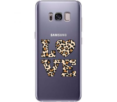 Чохол для Samsung Galaxy S8+ (G955) MixCase Леопард love