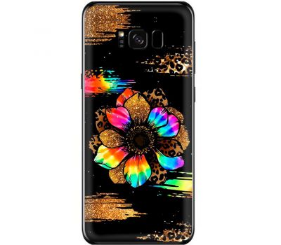Чохол для Samsung Galaxy S8 (G950) MixCase Леопард райдужна квітка