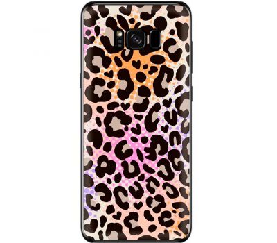 Чохол для Samsung Galaxy S8 (G950) MixCase Леопард рожево-жовтогарячий