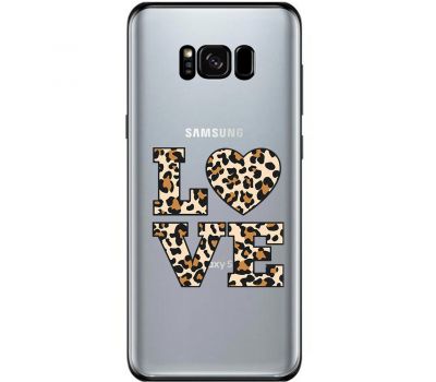 Чохол для Samsung Galaxy S8 (G950) MixCase Леопард love