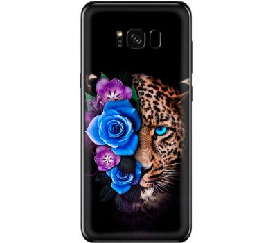 Чохол для Samsung Galaxy S8 (G950) MixCase Леопард у квітах