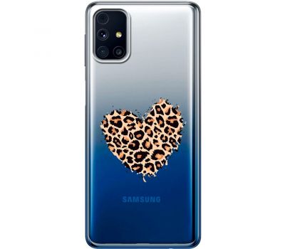 Чохол Samsung Galaxy M31s (M317) MixCase Леопард серце