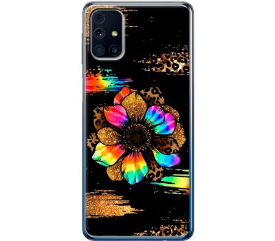 Чохол для Samsung Galaxy M31s (M317) MixCase Леопард райдужна квітка