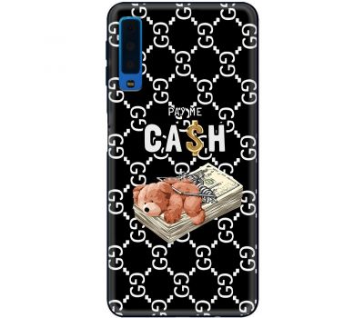 Чохол для Samsung Galaxy A7 2018 (A750) MixCase гроші pay me cash bear