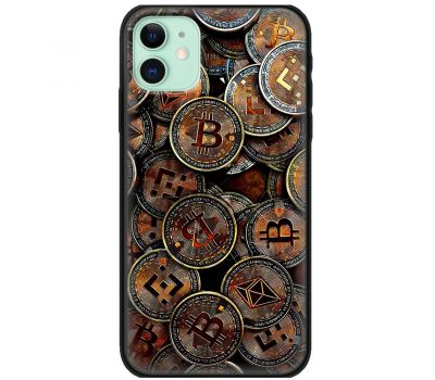 Чохол для iPhone 12 MixCase гроші bitcoins