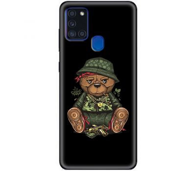Чохол для Samsung Galaxy A21s (A217) MixCase гроші angry bear