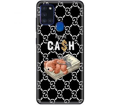 Чохол для Samsung Galaxy A21s (A217) MixCase гроші pay me cash bear