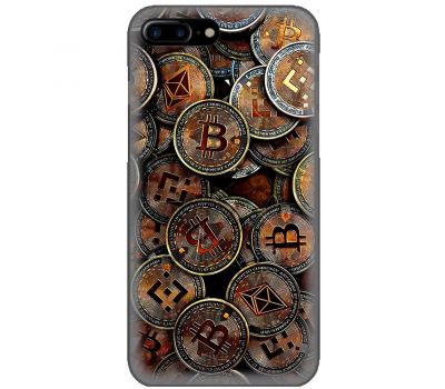 Чохол для iPhone 7 Plus / 8 Plus MixCase гроші bitcoins