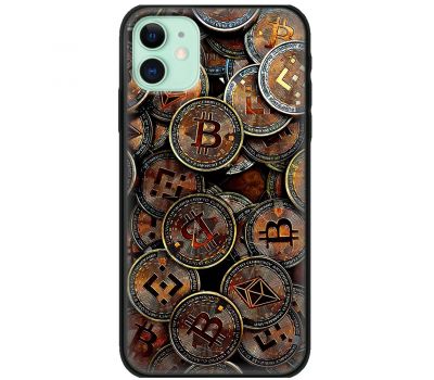 Чохол для iPhone 11 MixCase гроші bitcoins