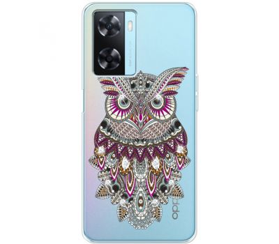 Чохол для Oppo A57s MixCase зі стразами Owl