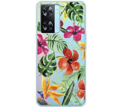 Чохол для Oppo A57s Mixcase Tropical Flowers