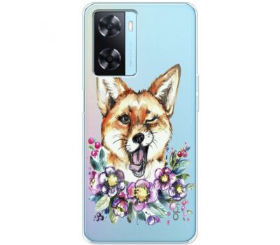 Чохол для Oppo A57s Mixcase Winking Fox