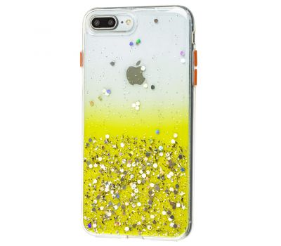 Чохол для iPhone 7 Plus / 8 Plus Glitter Bling жовтий