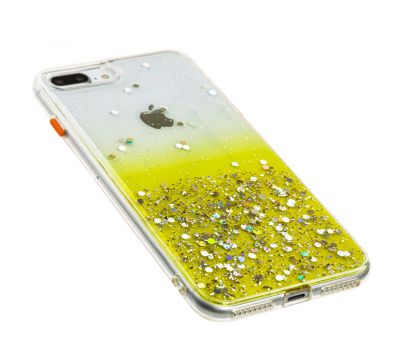 Чохол для iPhone 7 Plus / 8 Plus Glitter Bling жовтий 3123895