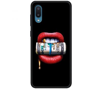 Чохол для Samsung Galaxy A02 (A022) MixCase гроші lips