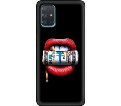 Чохол для Samsung Galaxy A71 (A715) MixCase гроші lips