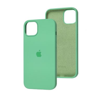 Чохол для iPhone 14 Plus Silicone Full зелений / spearmint