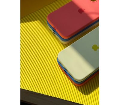 Чохол для iPhone 14 Pro Square Full silicone оранжевий / grapefruit 3125755