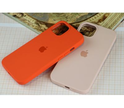 Чохол для iPhone 14 Pro Square Full silicone оранжевий / grapefruit 3125760