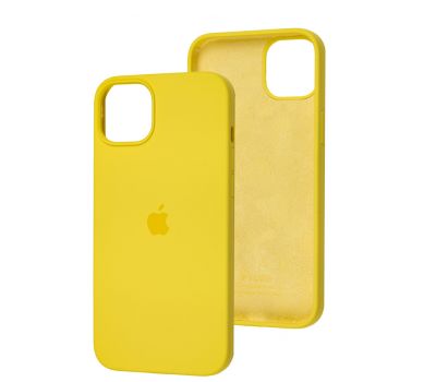 Чохол для iPhone 14 Plus Silicone Full canary yellow