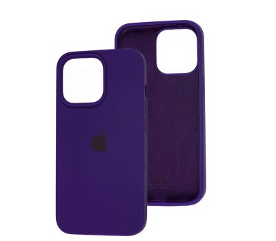 Чохол для iPhone 13 Pro Square Full silicone фіолетовий / ultra violet