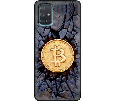 Чохол для Samsung Galaxy A71 (A715) MixCase гроші bitcoin