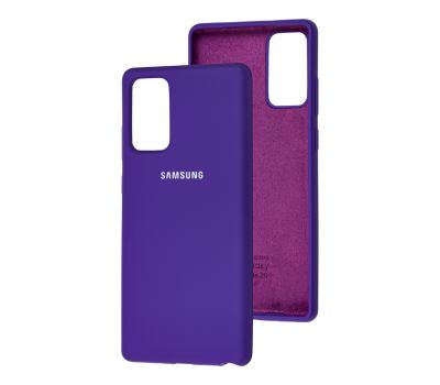 Чохол для Samsung Galaxy Note 20 (N980) Silicone Full фіолетовий / purple