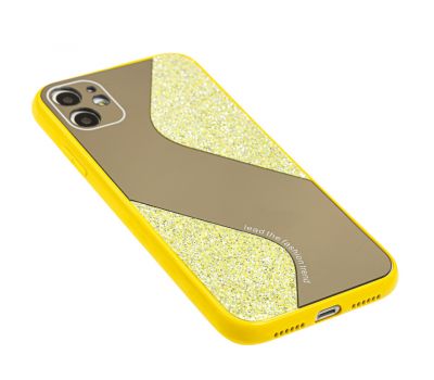 Чохол для iPhone 11 Shine mirror жовтий 3128233