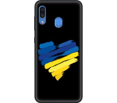 Чохол Samsung Galaxy M20 (M205) MixCase патріотичний "серце"