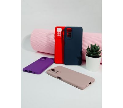 Чохол для Xiaomi  Redmi 9T Silicone Full camera рожевий / pink 3130811