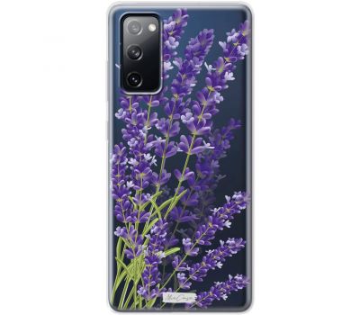 Чохол для Samsung Galaxy S20 FE (G780) MixCase квіти лаванда