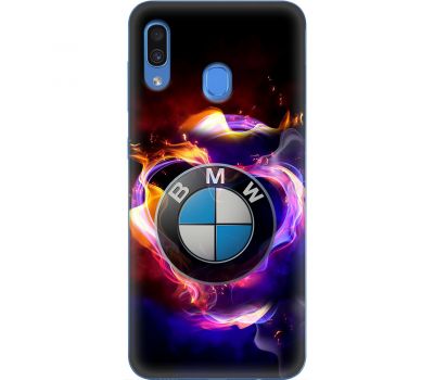Чохол для Samsung Galaxy M20 (M205) MixCase авто бмв лого в диму