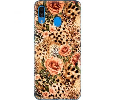 Чохол для Samsung Galaxy M20 (M205) MixCase Леопард троянди