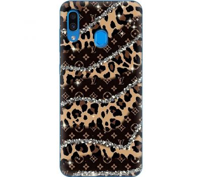 Чохол для Samsung Galaxy M20 (M205) MixCase Леопард Louis Vuitton