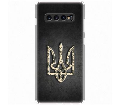 Чохол для Samsung Galaxy S10+ (G975) MixCase патріотичні герб піксель