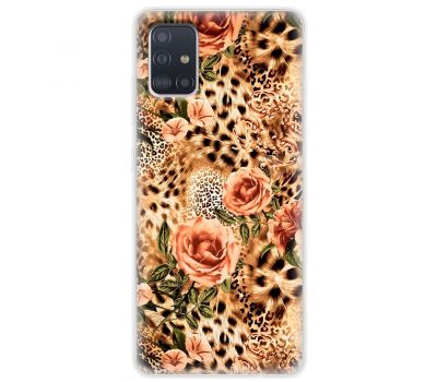 Чохол для Samsung Galaxy A51 (A515) / M40s MixCase Леопард троянди